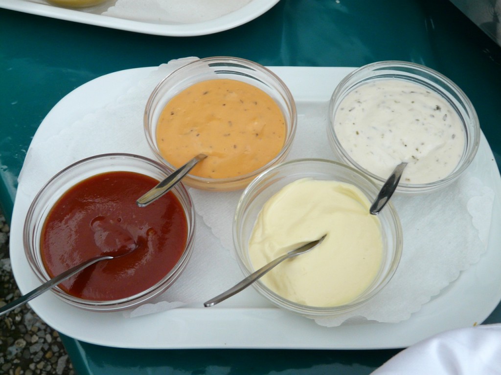 Emulsifiers can be found in foods like mayo, ketchup and barbecue sauce.