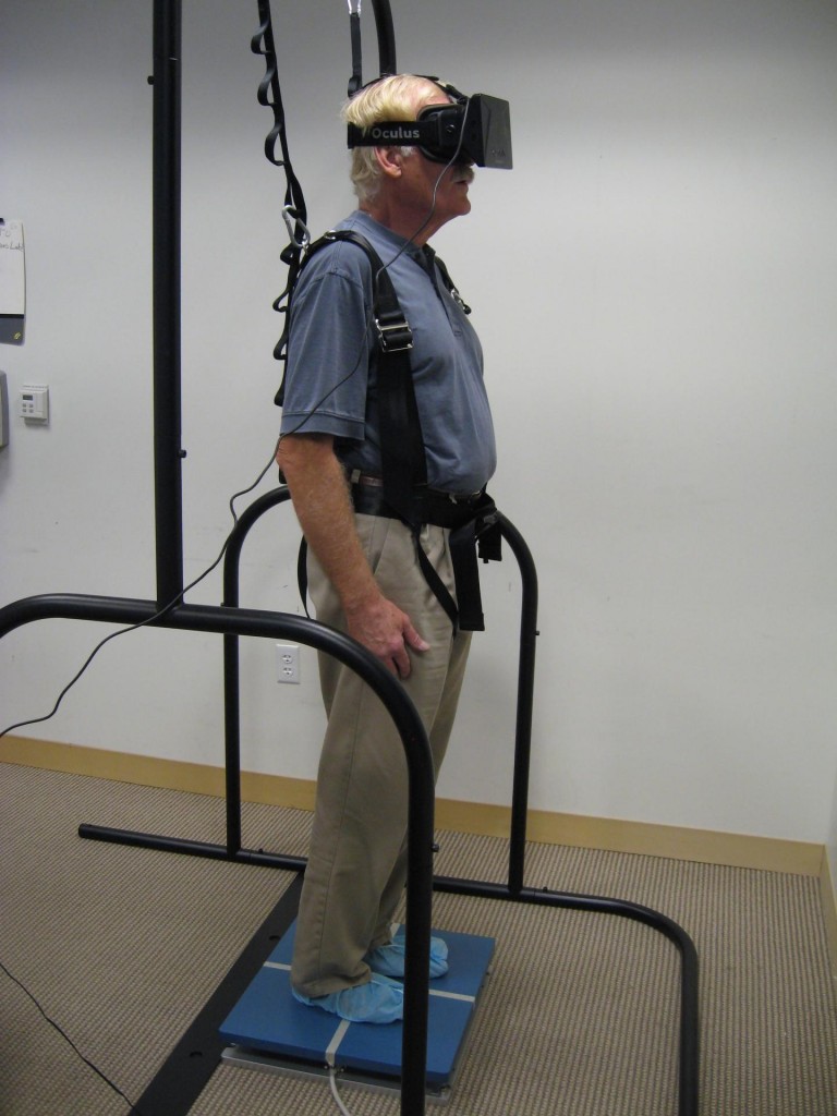 virtual reality tool to test balance