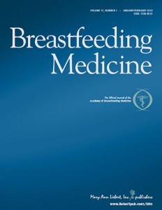 Journal: Breastfeeding Medicine