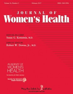 Cover: Journal of Women's Health