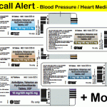 Recall Blood Pressure and Heart Medicine